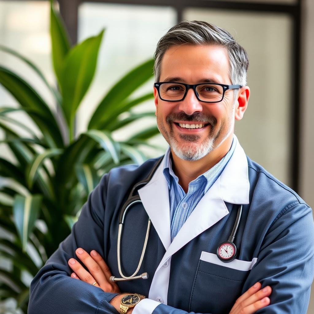 Dr. Miguel García, especialista en medicina preventiva y envejecimiento saludable masculino, experto en suplementos anti-aging en Valencia